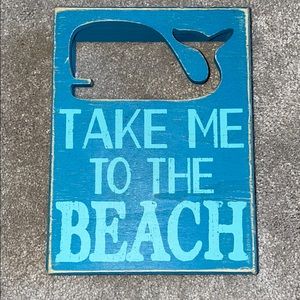 Beach sign!